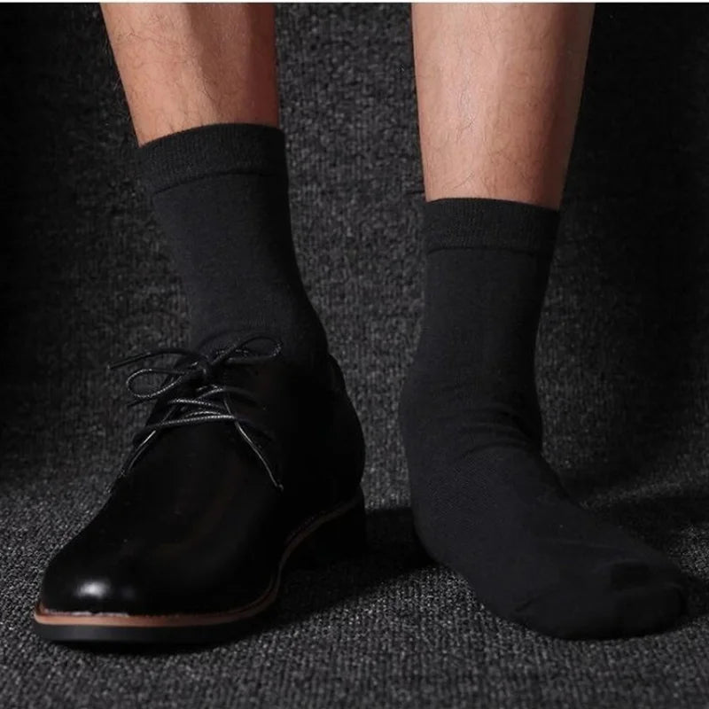 5/10 Pairs High Quality Men‘s Socks Cotton Casual Business Middle