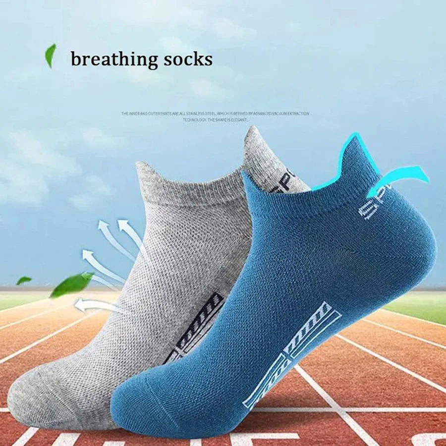 5/10/20 Pairs Men Short Socks Trendy High-Quality Low Cut Round Neck