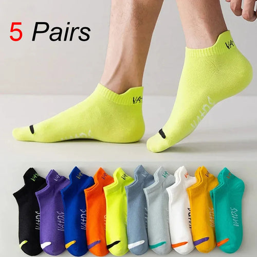 5/10/40 Pairs Men Boat Socks Business Sport Sweat Absorption Mature