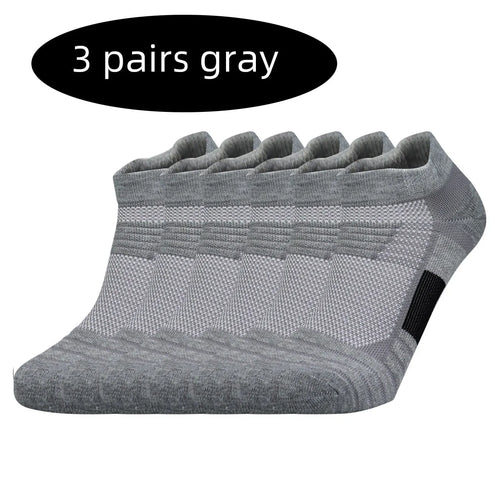 3 Pairs Sports Socks Men Women Short Running Socks Performance Ankle