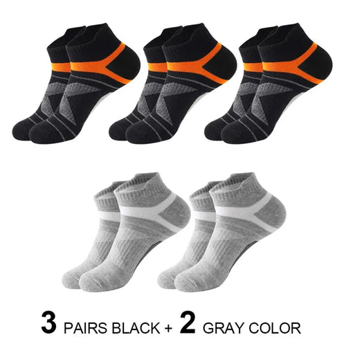 5 Pairs High Quality Socks Men Summer Outdoor Casual Cotton Socks