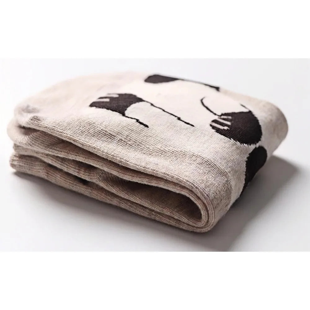 5 Pairs Women's Cute Cat Cartoon Short Socks Spring and Summer New