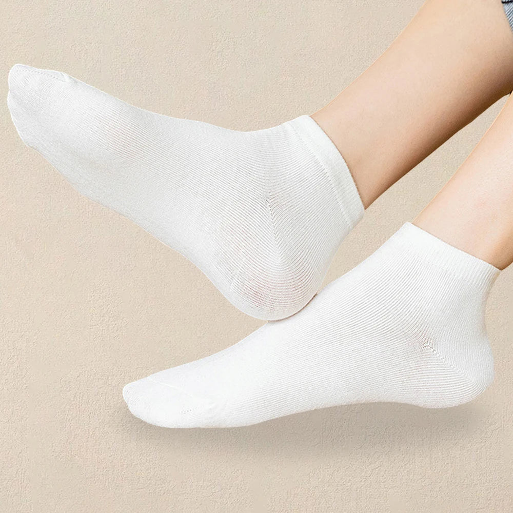 5/10/40 Pairs Women White Socks Are Simple And Versatile Fashionable