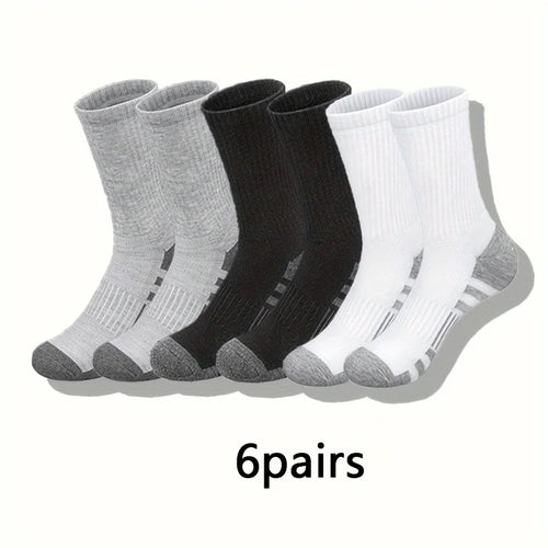 10/20/30 Pairs Ultra Soft Breathable Men Classic Crew Socks Comfy