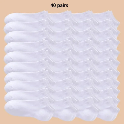 10/40 Pairs Men's Boat Socks Business Sport Sweat Absorption Mature