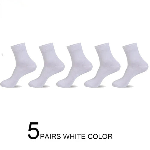 5/10 Pairs High Quality Men‘s Socks Cotton Casual Business Middle