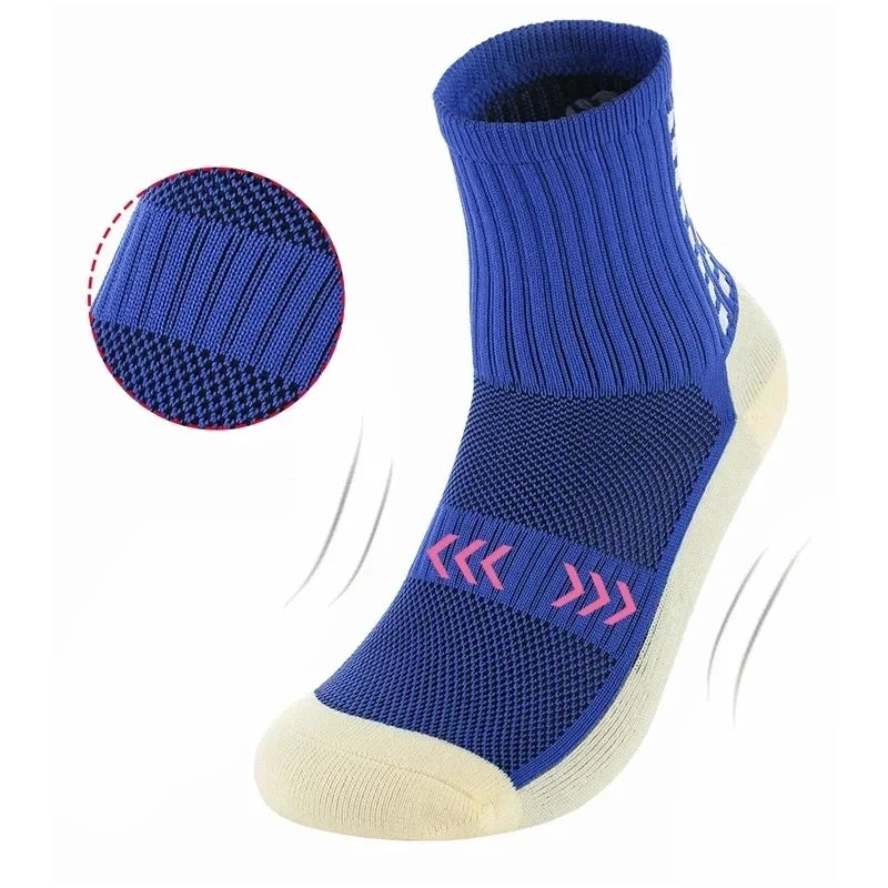 Professional Non-slip Football Socks Men Women Sports Socks Silicone