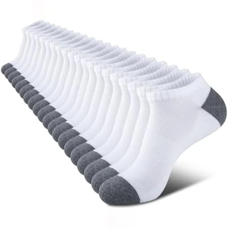 10 Pairs of High-Quality Men's Sports Fitness Running Socks For Spring
