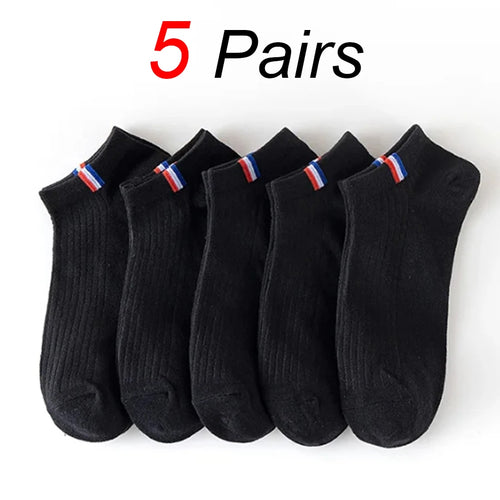 5/10/40 Pairs Men Boat Socks Business Sport Sweat Absorption Mature