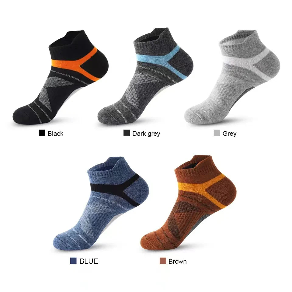 5 Pairs High Quality Socks Men Summer Outdoor Casual Cotton Socks