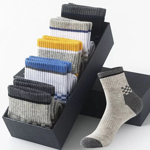 1pairs Men's Fashion Cotton Breathable Comfortable Ankle Socks, Men's
