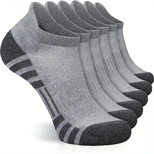 6/12/18Pairs Ankle Athletic Running Socks Cushioned Cotton Breathable