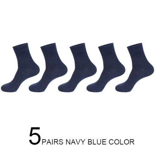 5/10 Pairs High Quality Men‘s Socks Cotton Casual Business Middle