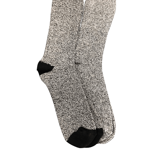 Socks for Big and Tall Men Marled Cotton Socks (2 Pair Packs)