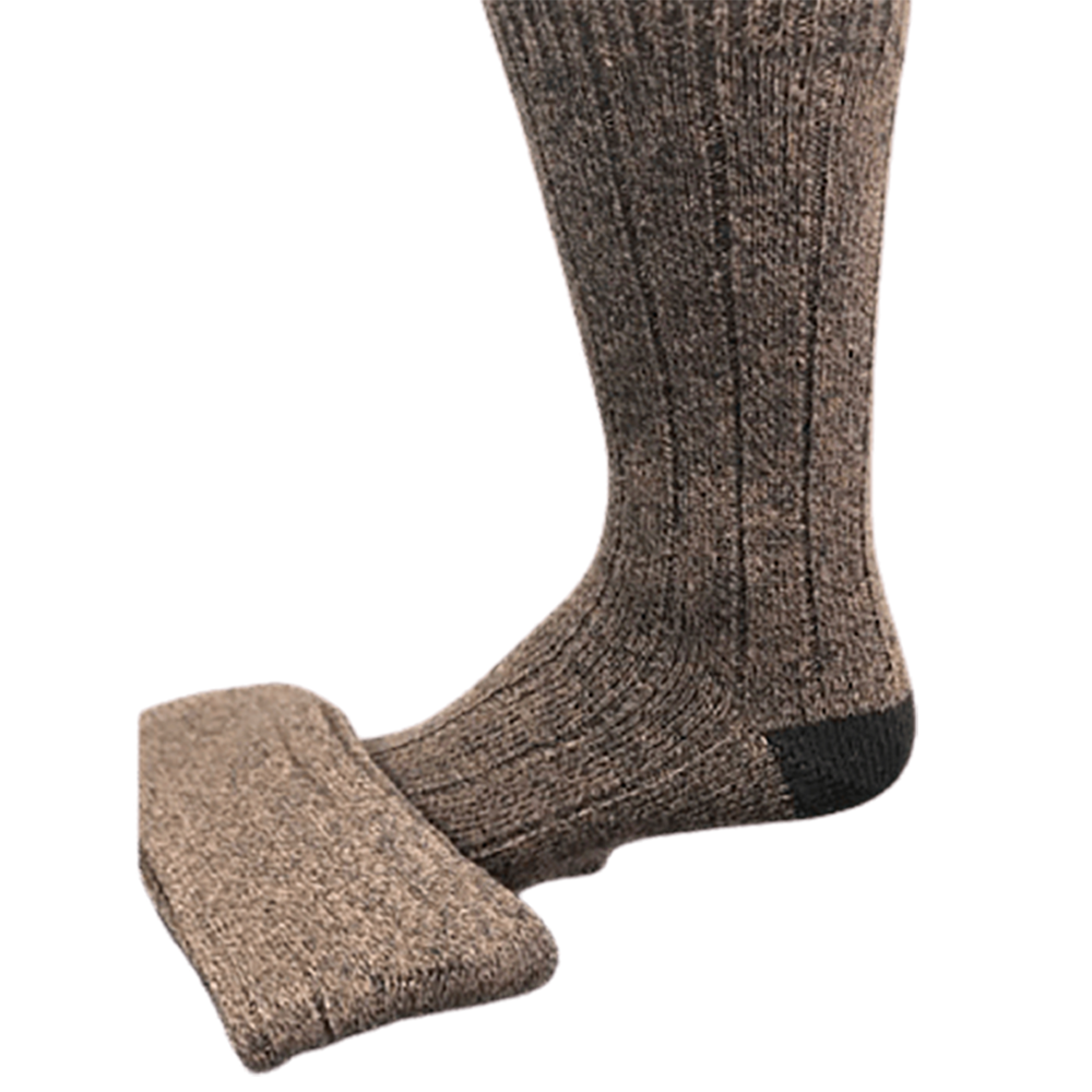 Socks for Big and Tall Men Marled Cotton Socks (2 Pair Packs)