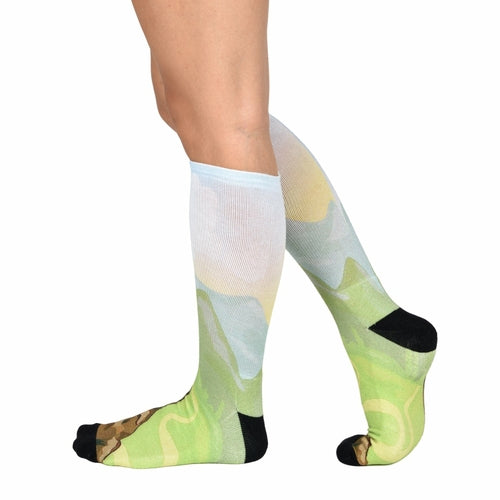 Men & Women's CoolMax Knee-High Socks, Nature Inspired Collection for