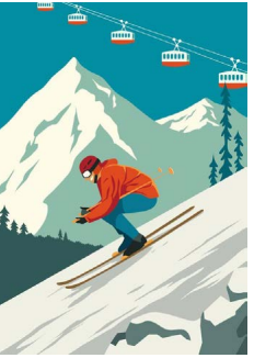 Men & Women's CoolMax Knee-High Socks, Nature Inspired Collection for