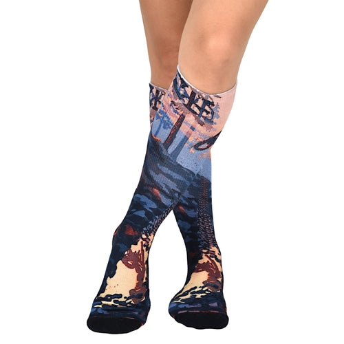 Men & Women's CoolMax Knee-High Socks, Nature Inspired Collection for