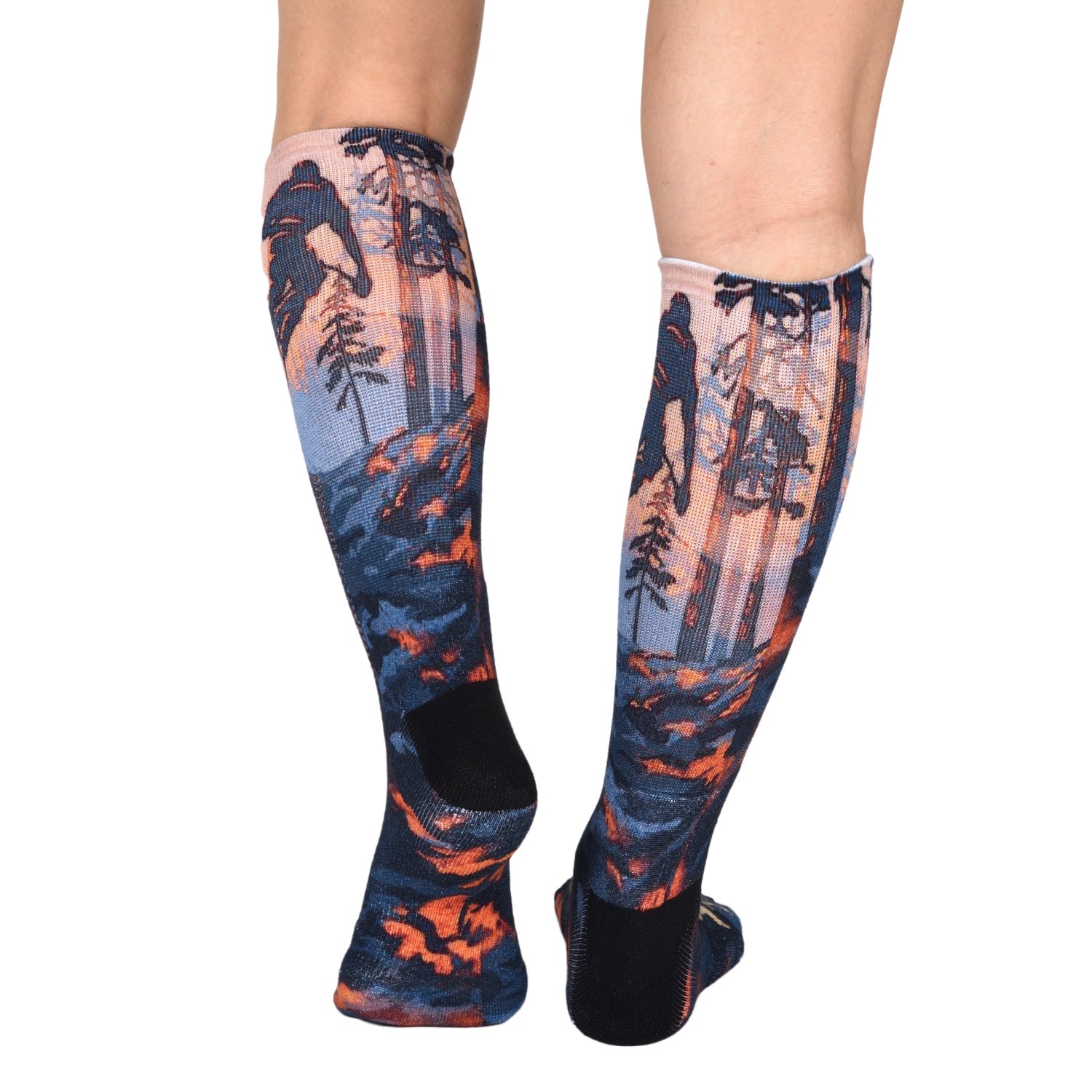 Men & Women's CoolMax Knee-High Socks, Nature Inspired Collection for