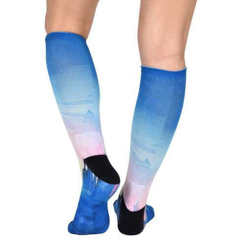 Men & Women's CoolMax Knee-High Socks, Nature Inspired Collection for